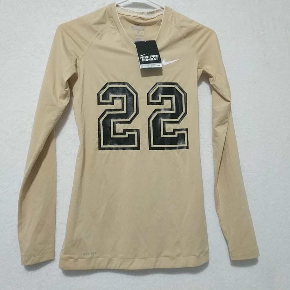 Boys Nike pro combat dri fit long sleeve shirt